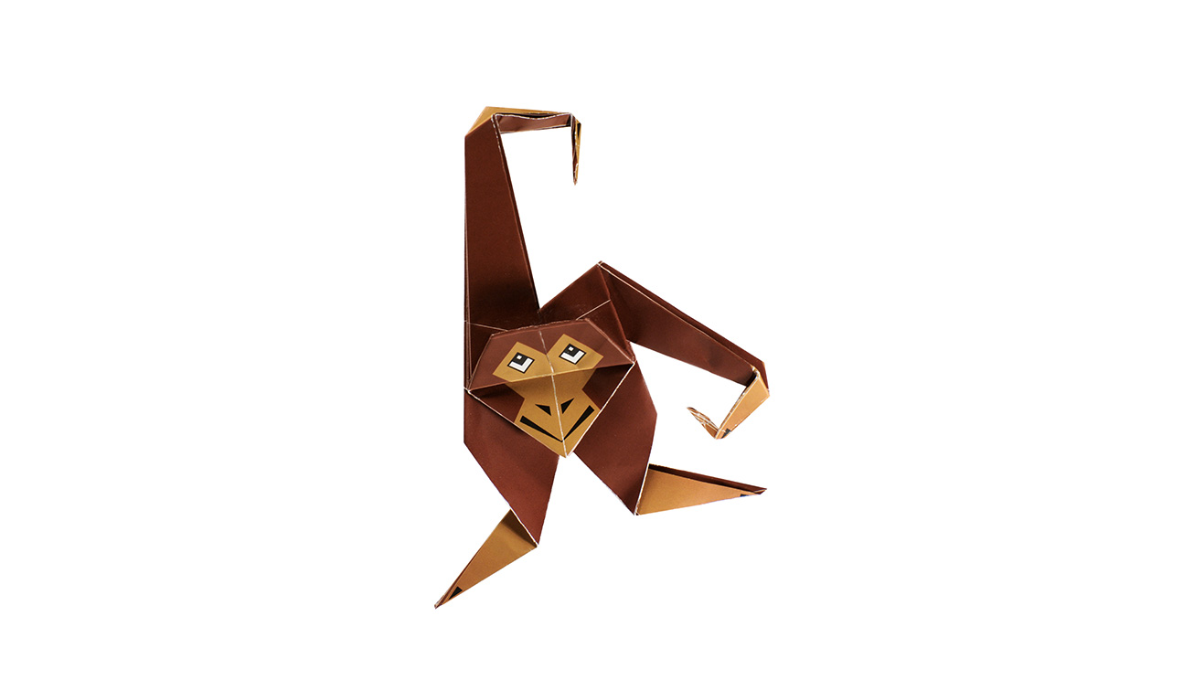 scimmia-origamia